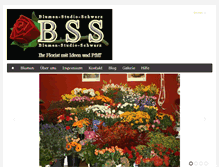 Tablet Screenshot of blumen-studio-schwarz.de